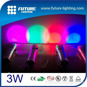 10 basic color RGB led torch light
